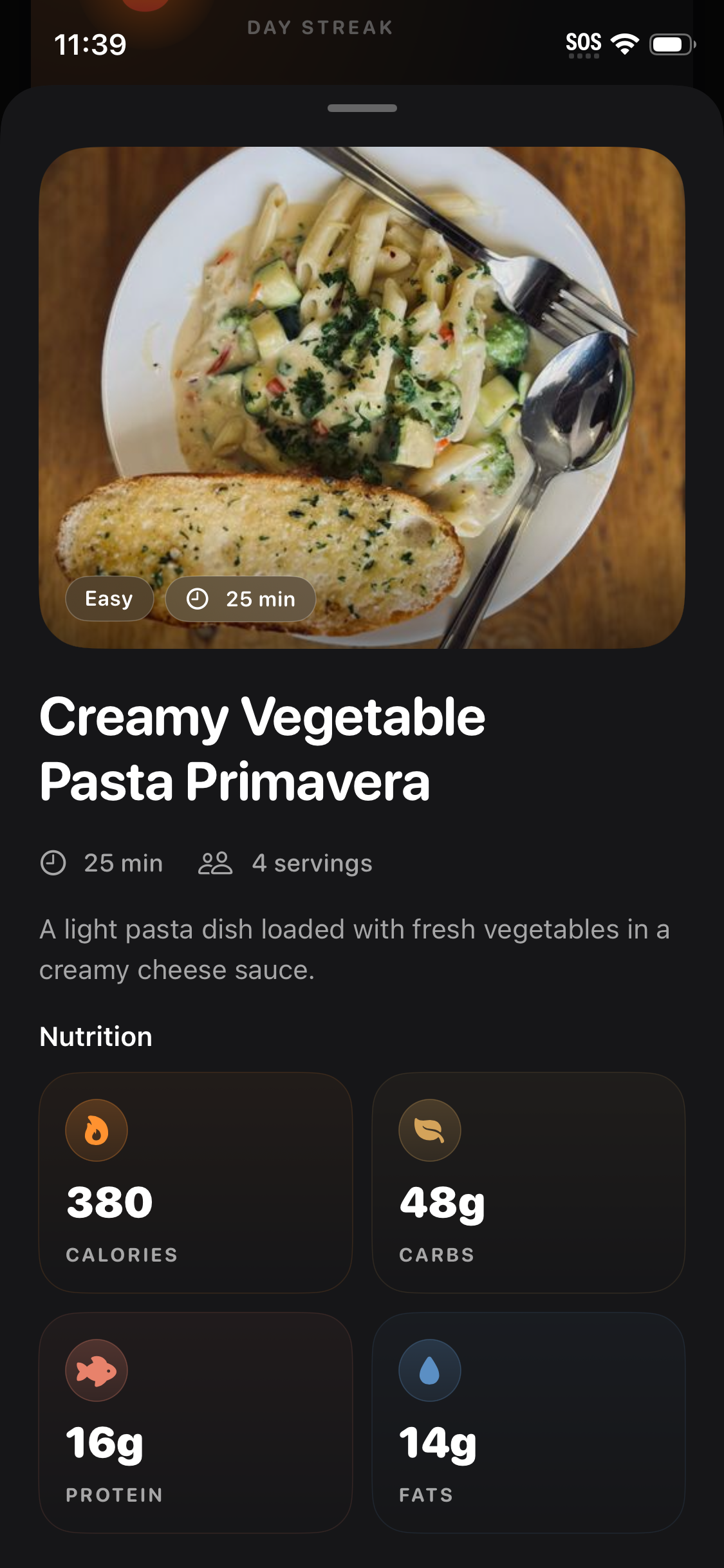 Recipe detail